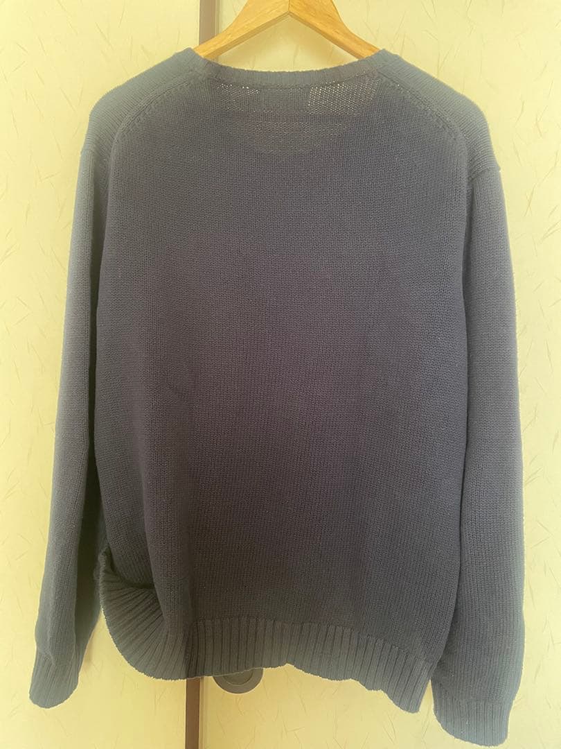 POLO RALPH LAUREN セーター 星条旗 ニットLサイズ ネイビー