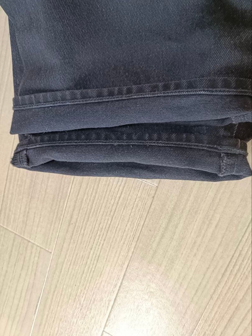 34:Supreme Baggy Jean 25SS Black バギージーンズ