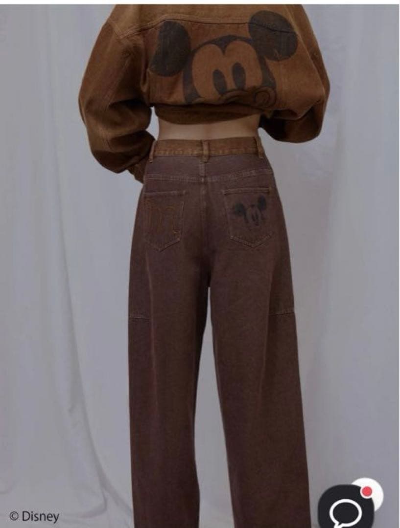 パンツ amerivintage MICKEY DESIGN DENIM PANTS