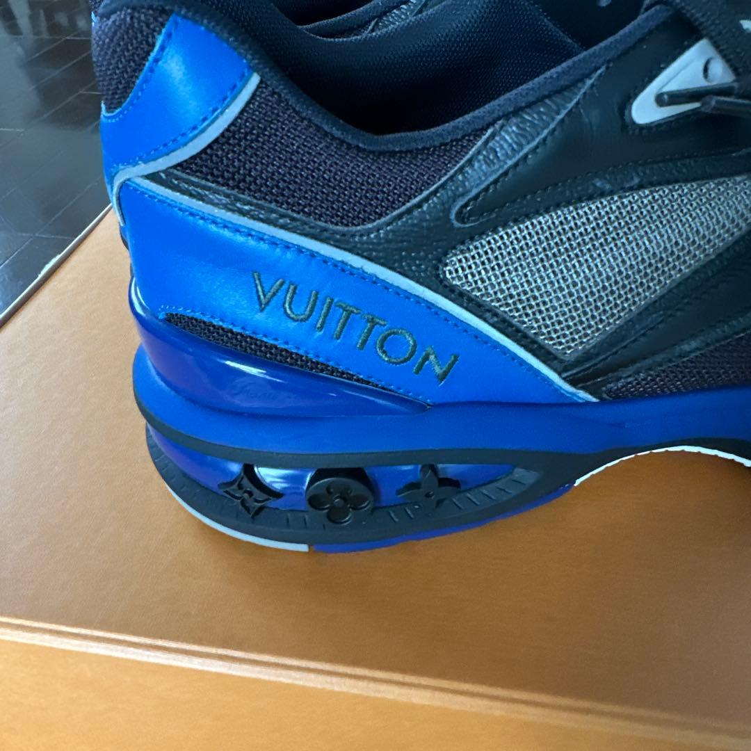 未使用）LOUIS VUITTON スニーカー ブラック ブルーサイズ10
