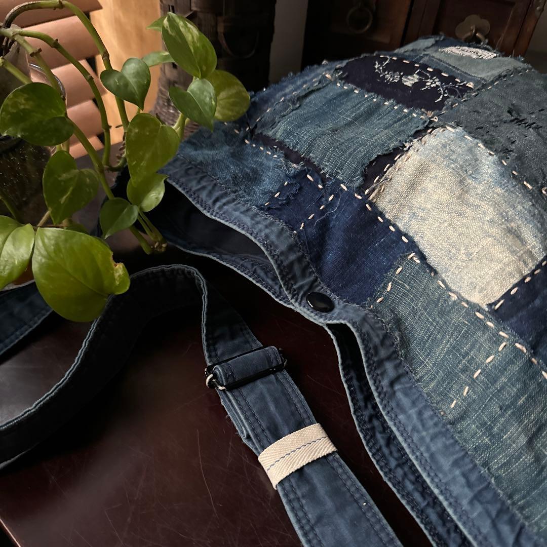 j*y様 ポーターをリメイク/藍染／襤褸