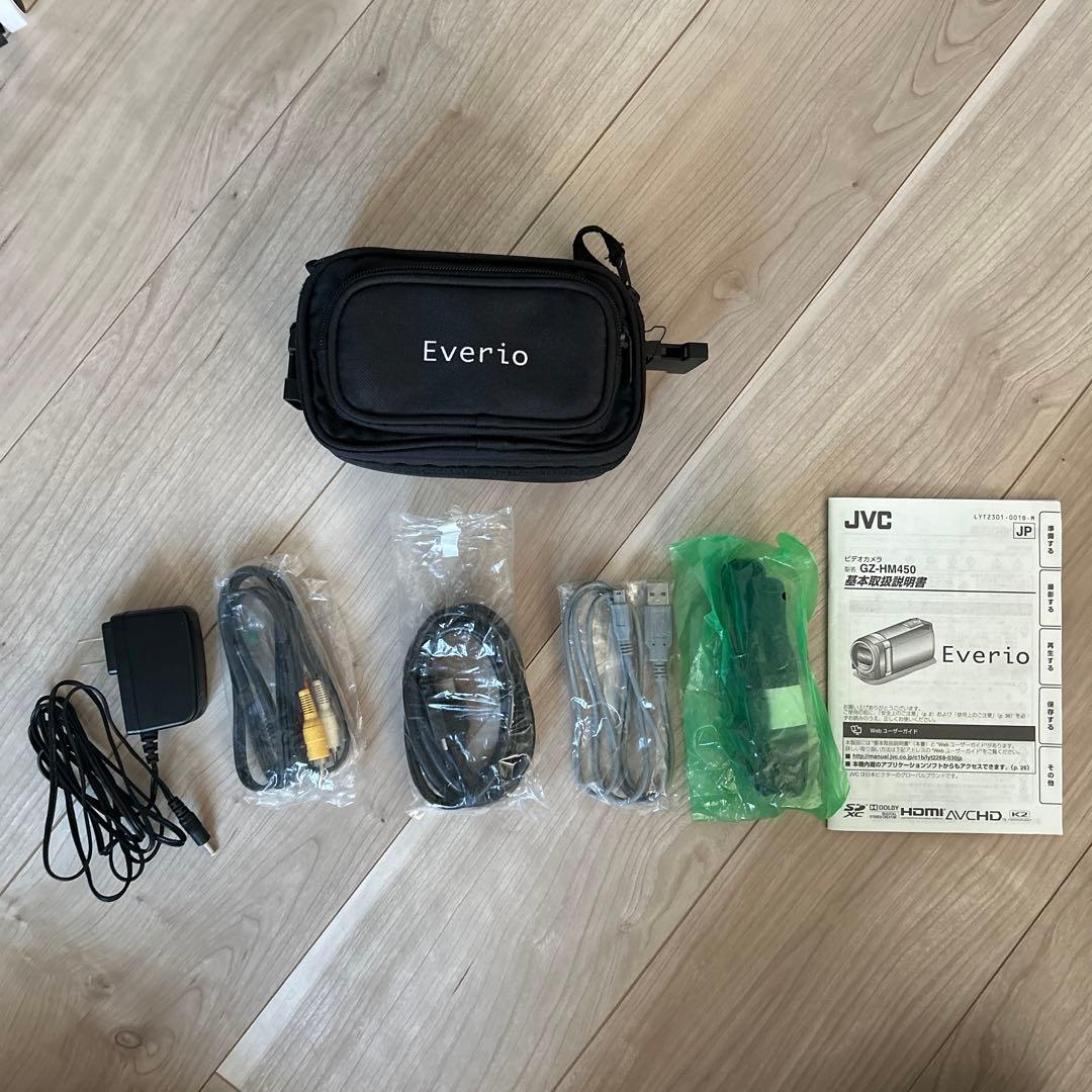 ビデオカメラ JVC Everio GZ-HM450-R