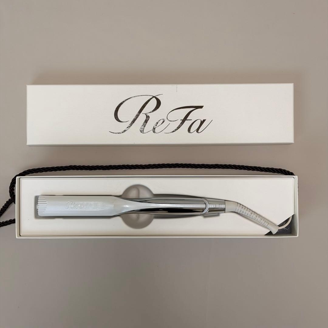 ReFa ストレートヘアアイロン ホワイト 外箱、保証書有