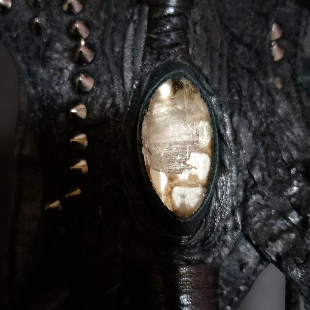 KMRii 鋲スタッズ レザーウエストポーチ