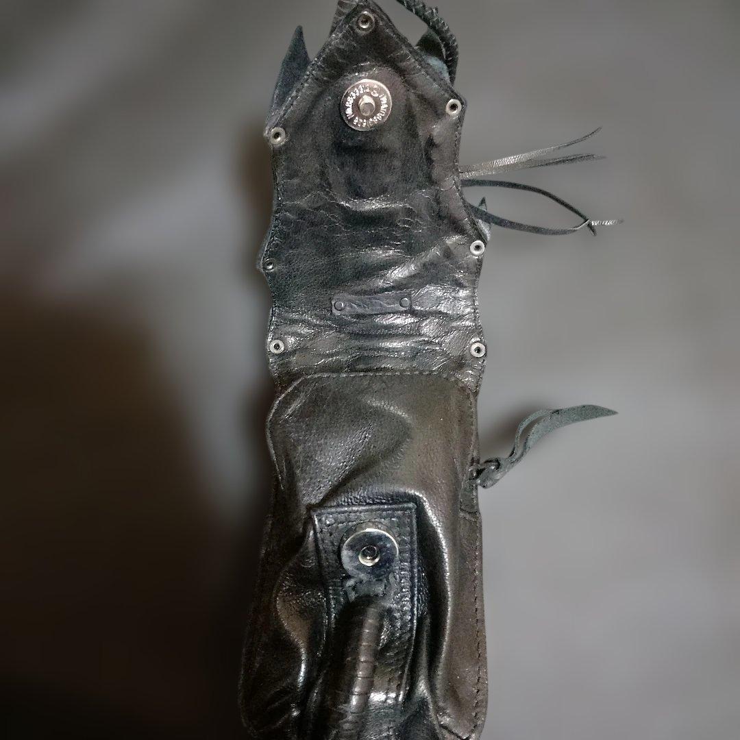 KMRii 鋲スタッズ レザーウエストポーチ