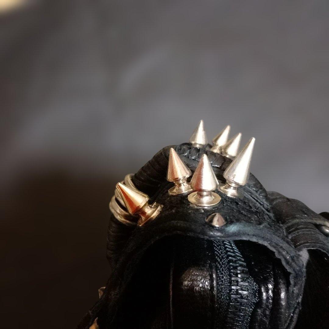 KMRii 鋲スタッズ レザーウエストポーチ