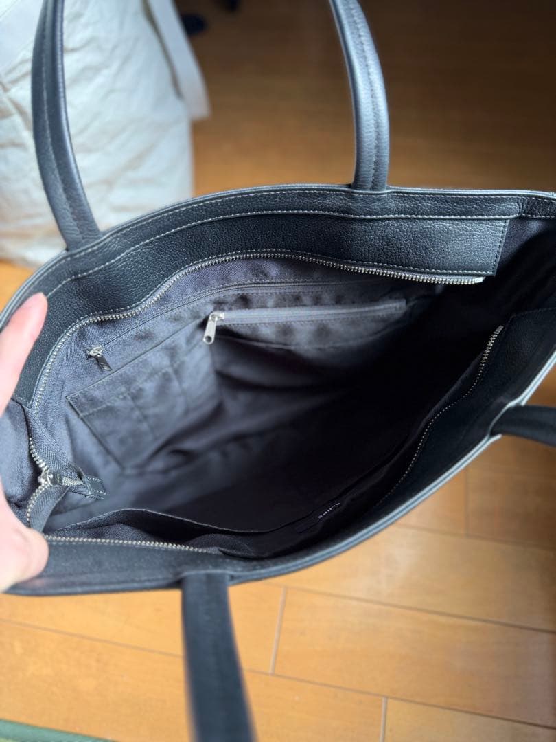 SHIPS スマートレザートートバッグ