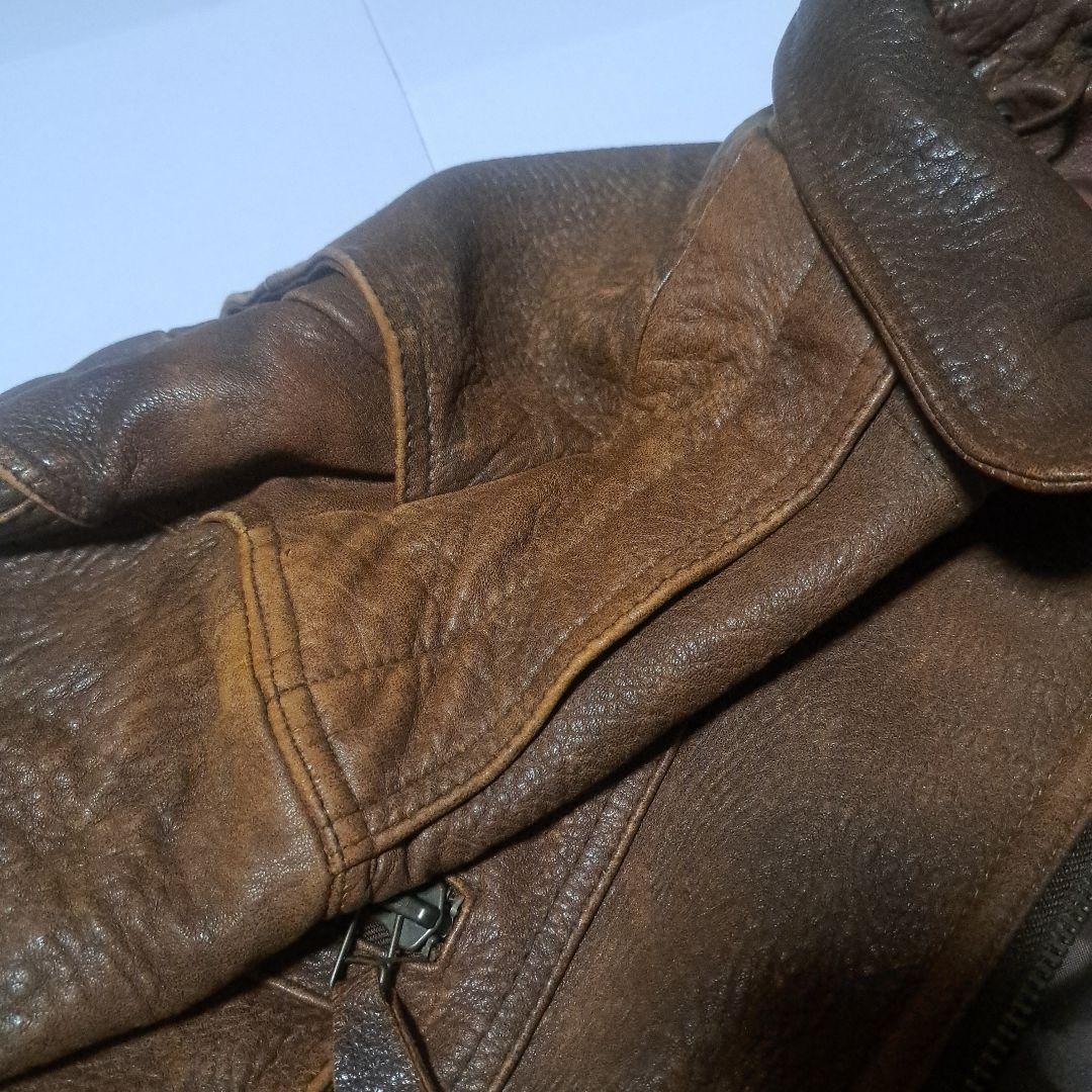 G-1フライト　レザージャケット　ラム革　ヴィンテージ　90s　サイズ40