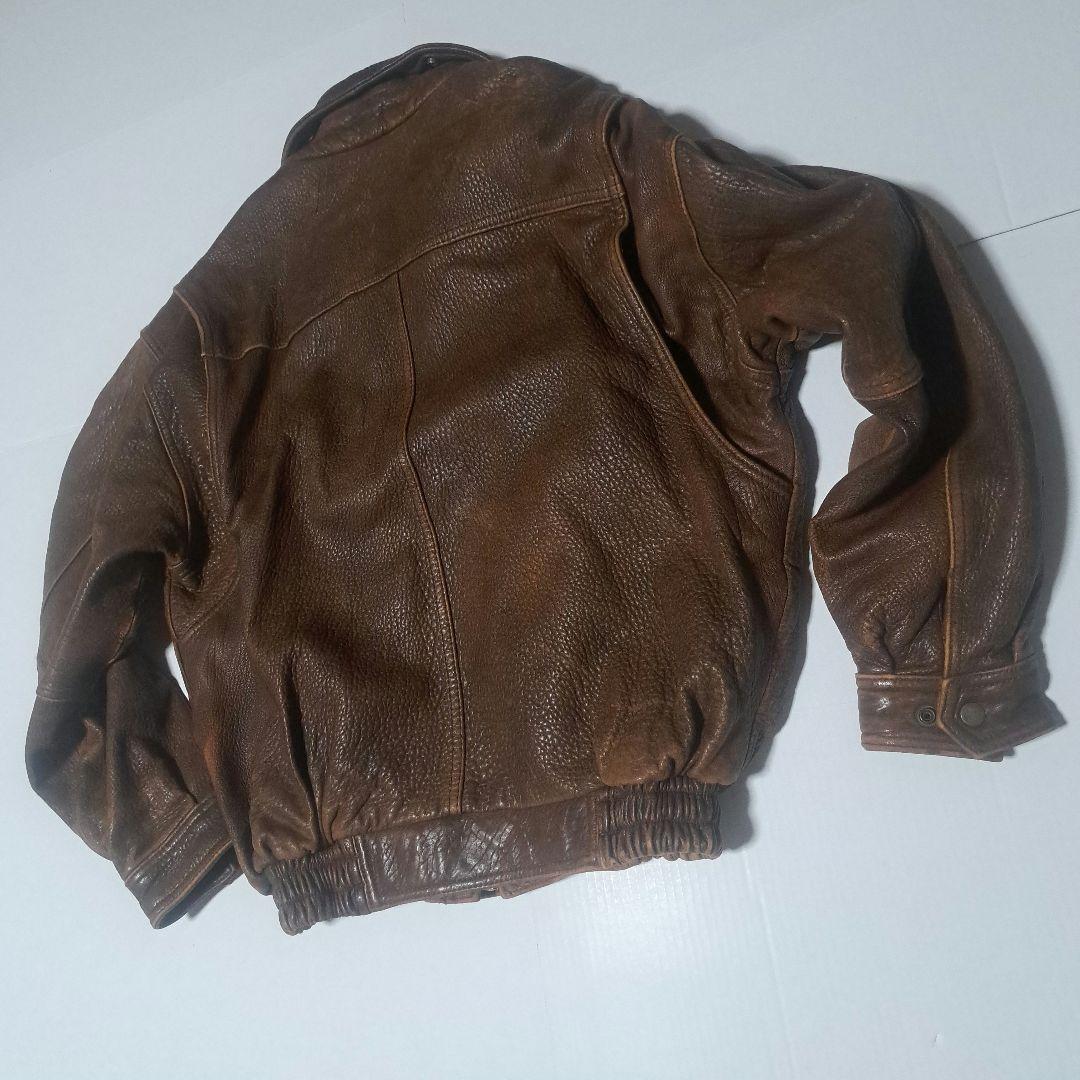 G-1フライト　レザージャケット　ラム革　ヴィンテージ　90s　サイズ40