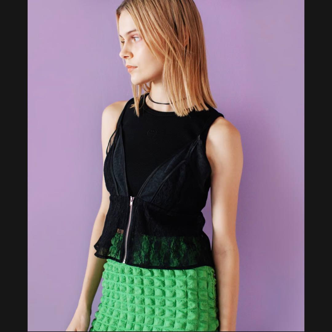 もと※プロフ必読 様★専用　WCJレースキャミソール(ブラック)