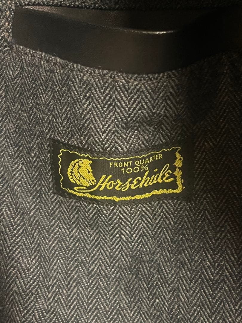 【Y'2 LEATHER LSC-76-C 】レザージャケット 38