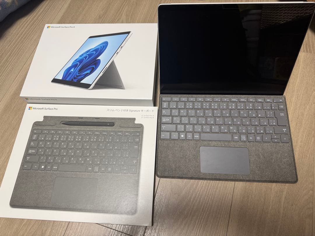 Microsoft Surface Pro8 + ペン2、キーボード　256GB