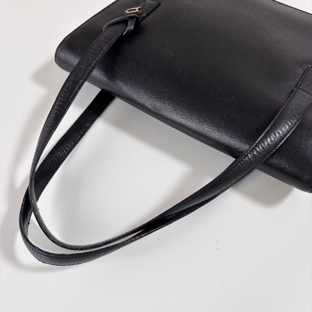 DELVAUX デルヴォー レザー バッグ ブラック ヴィンテージ 希少