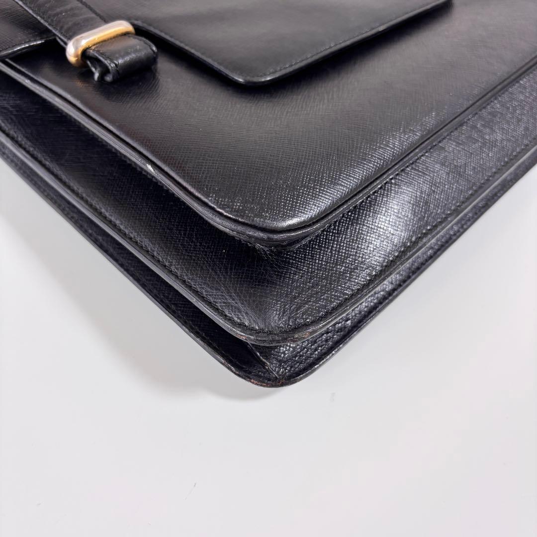 DELVAUX デルヴォー レザー バッグ ブラック ヴィンテージ 希少