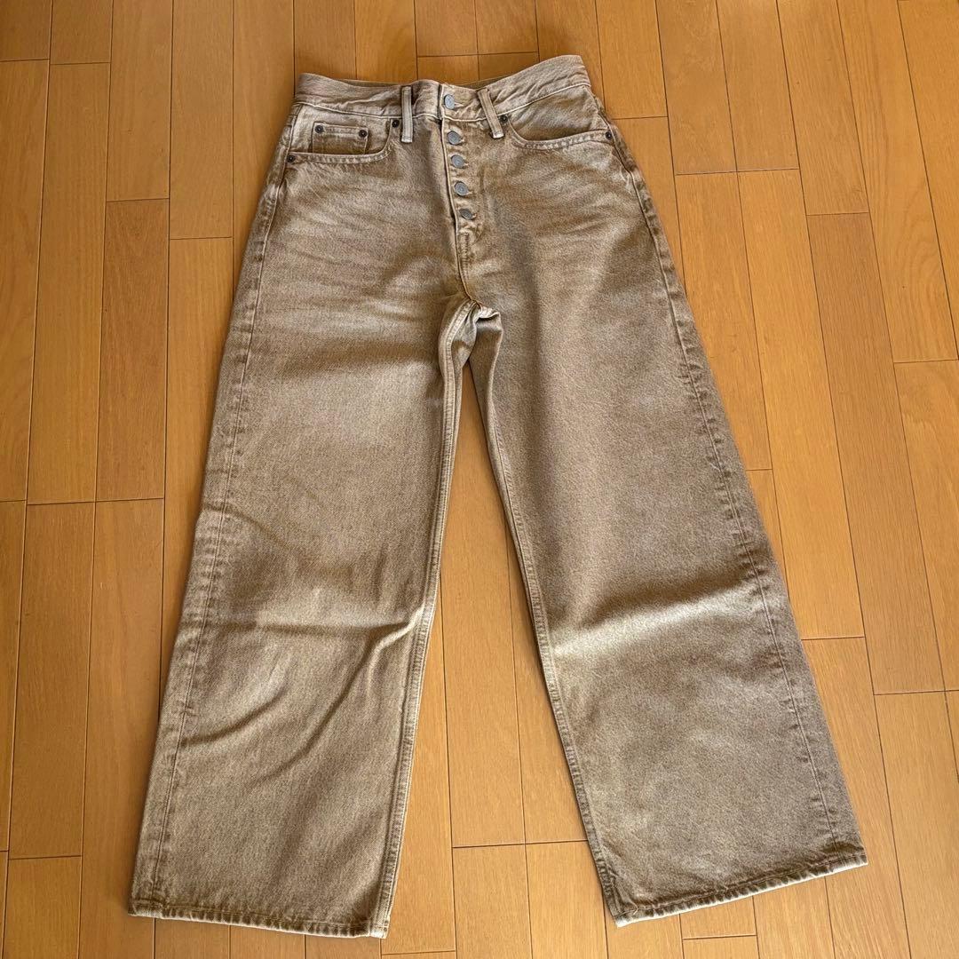 定価37,400円 美品　ポロラルフローレン WIDE LEG CROP デニム