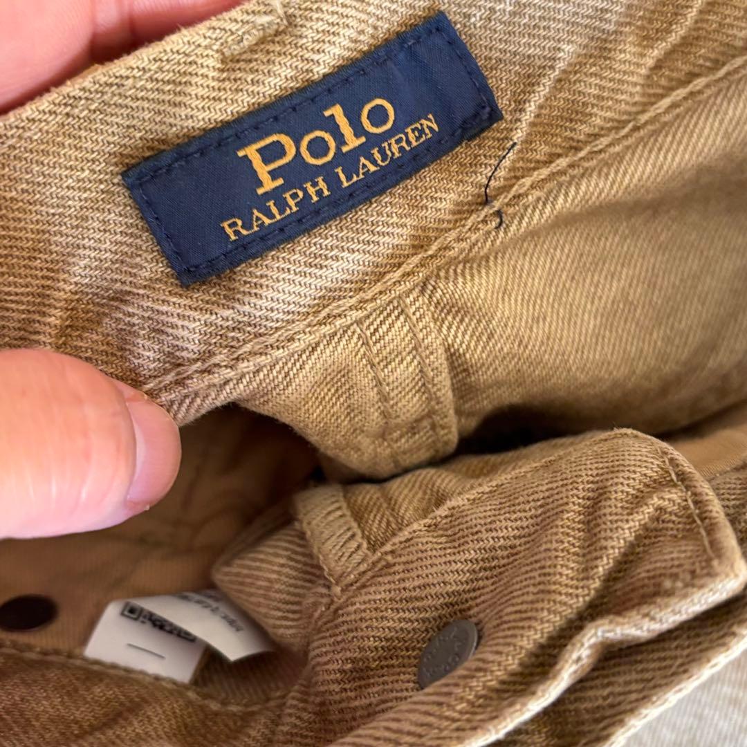 定価37,400円 美品　ポロラルフローレン WIDE LEG CROP デニム