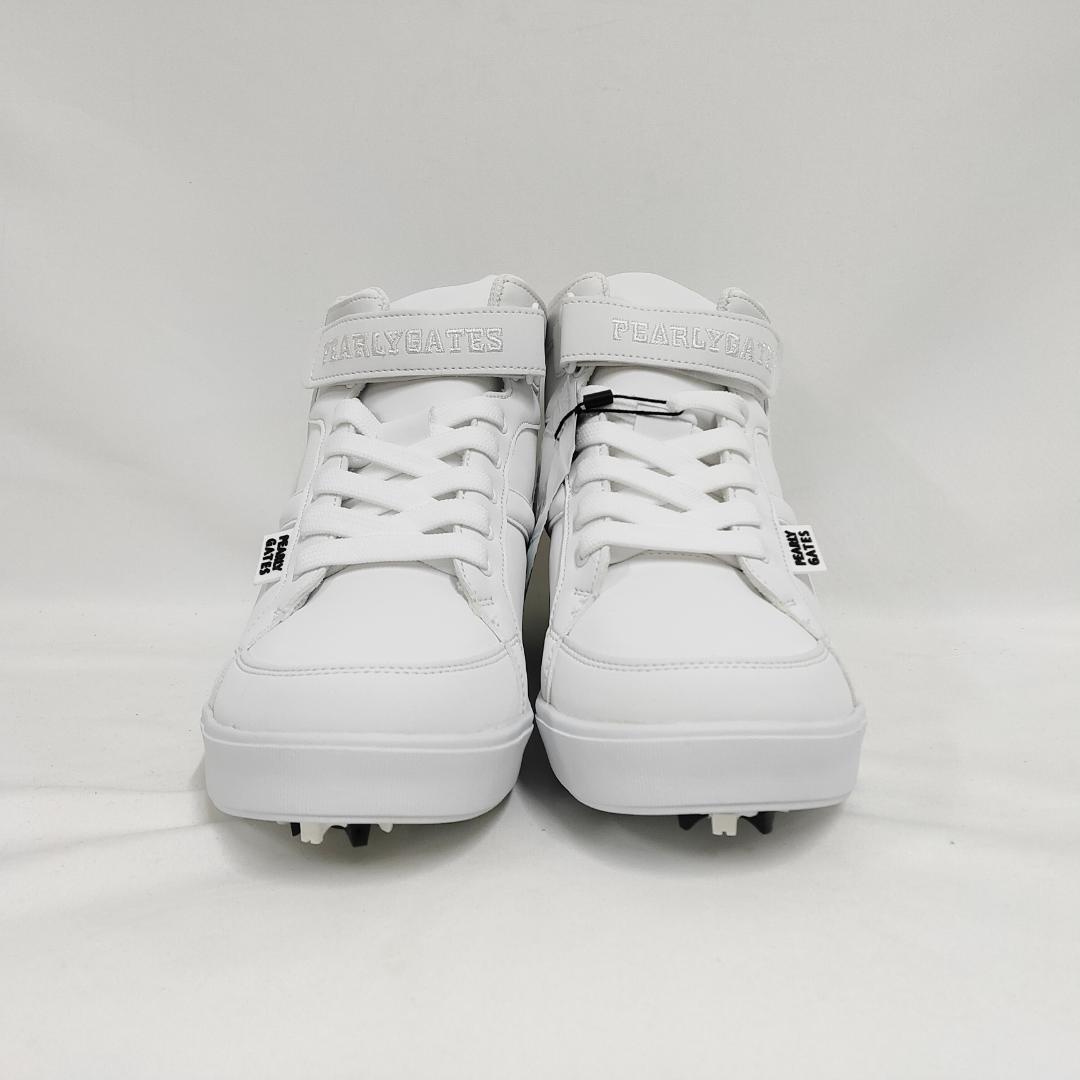 ○★新品 未使用 PEARLY GATES ミドルカットスパイク ゴルフシューズ