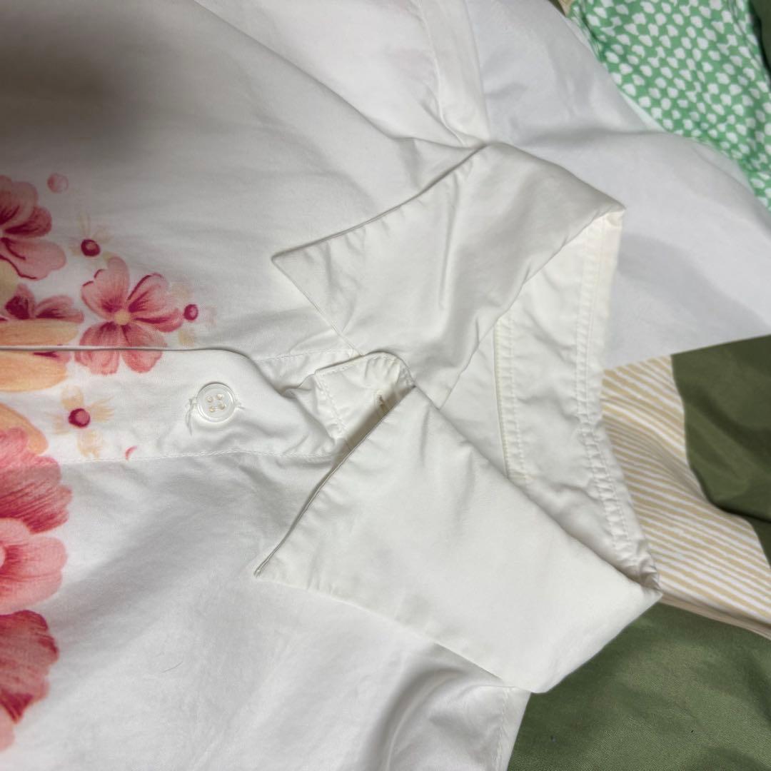 Yohji Yamamoto ヨウジヤマモト　花柄シャツ サイズ4 古着