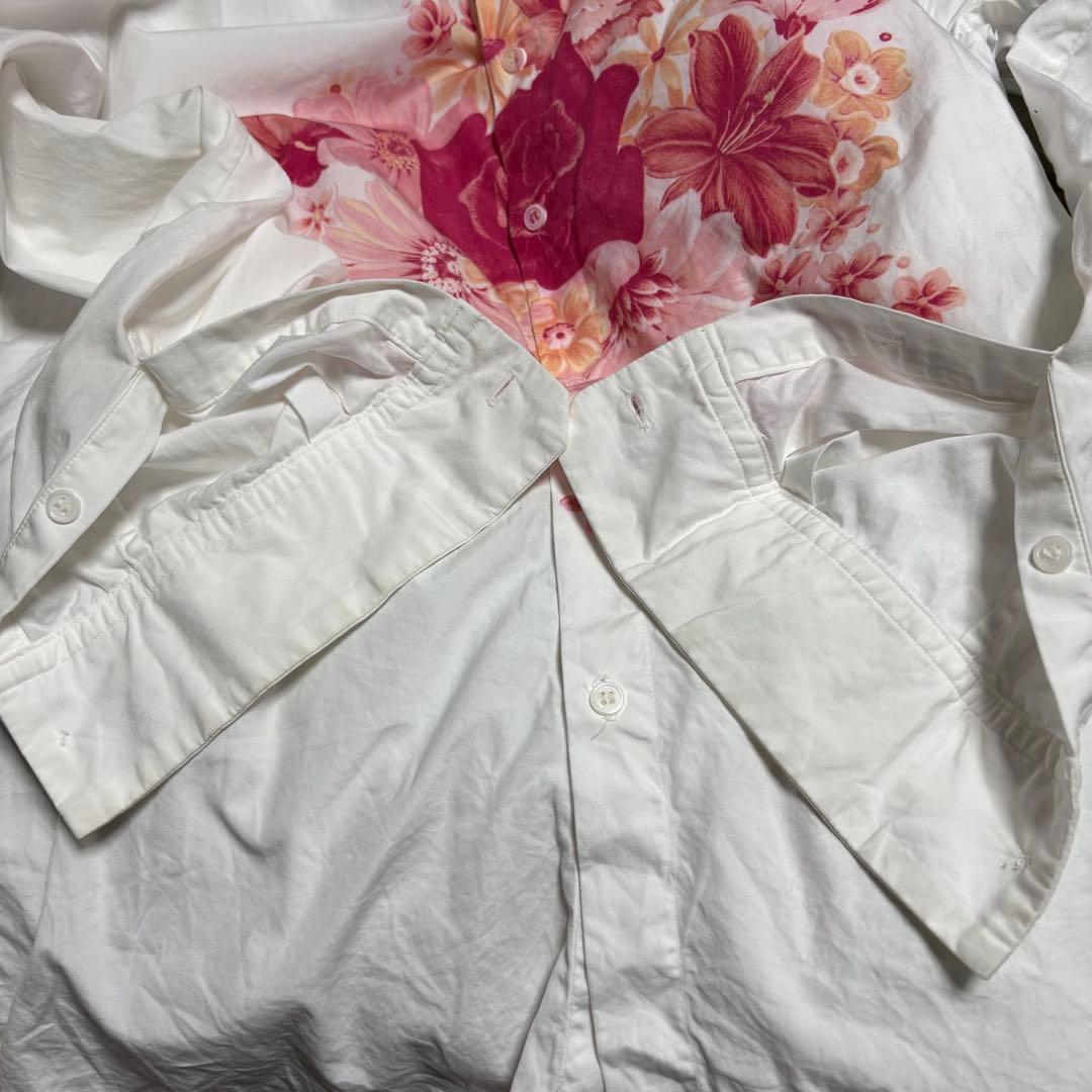 Yohji Yamamoto ヨウジヤマモト　花柄シャツ サイズ4 古着