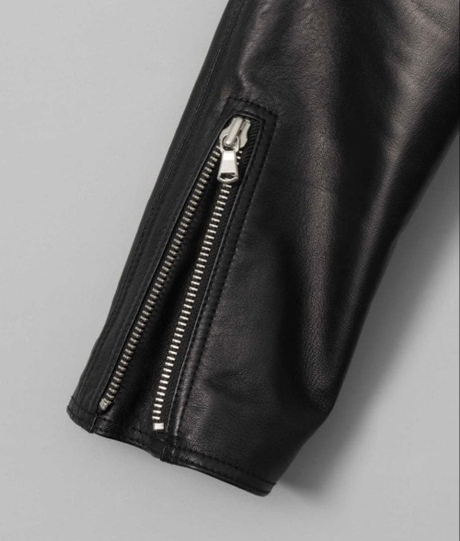 MAISON SPECIAL本革シープレザーダブルライダースジャケット