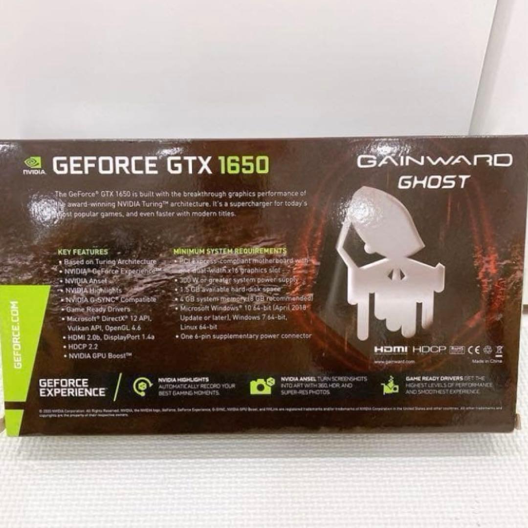 GAINWARD Ghost GeForce GTX 1650 未使用　グラボ