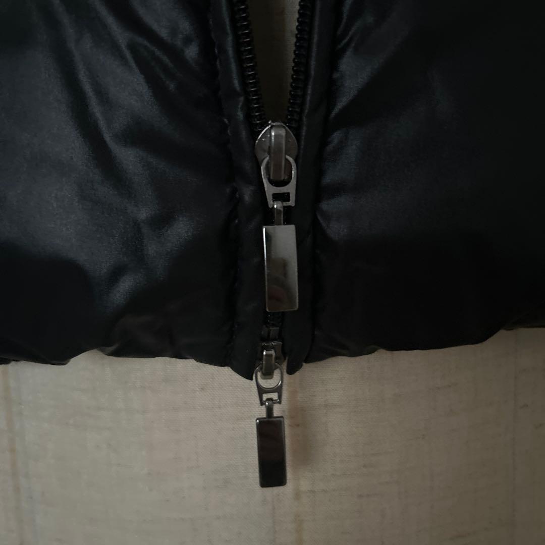 デュペチカ　ダウンジャケット　フード付き ブラック　40