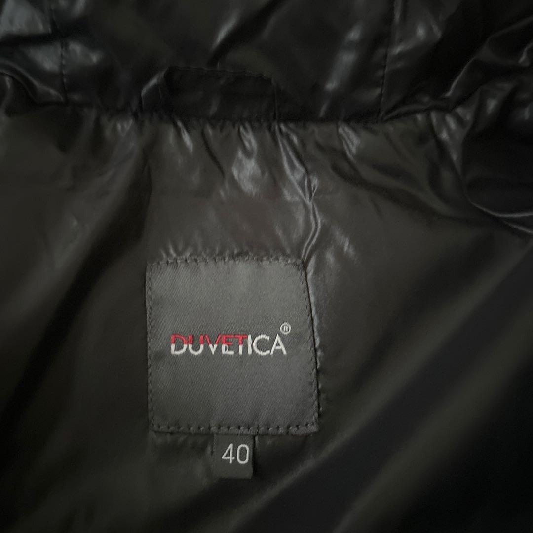 デュペチカ　ダウンジャケット　フード付き ブラック　40
