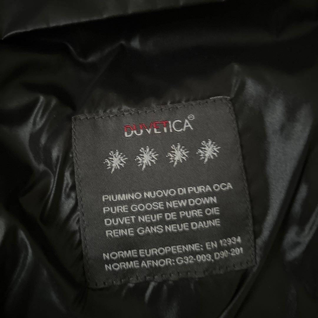 デュペチカ　ダウンジャケット　フード付き ブラック　40