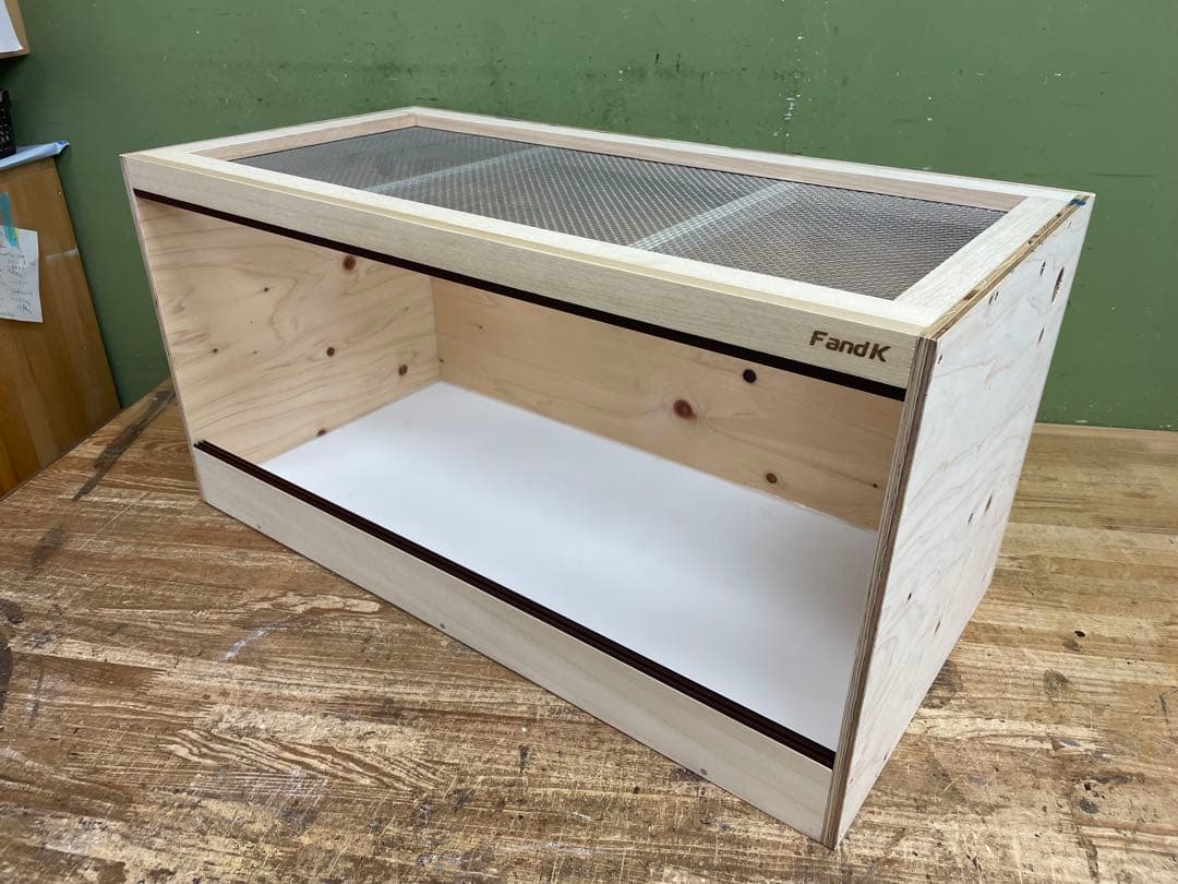 FandK 爬虫類木製ケージ