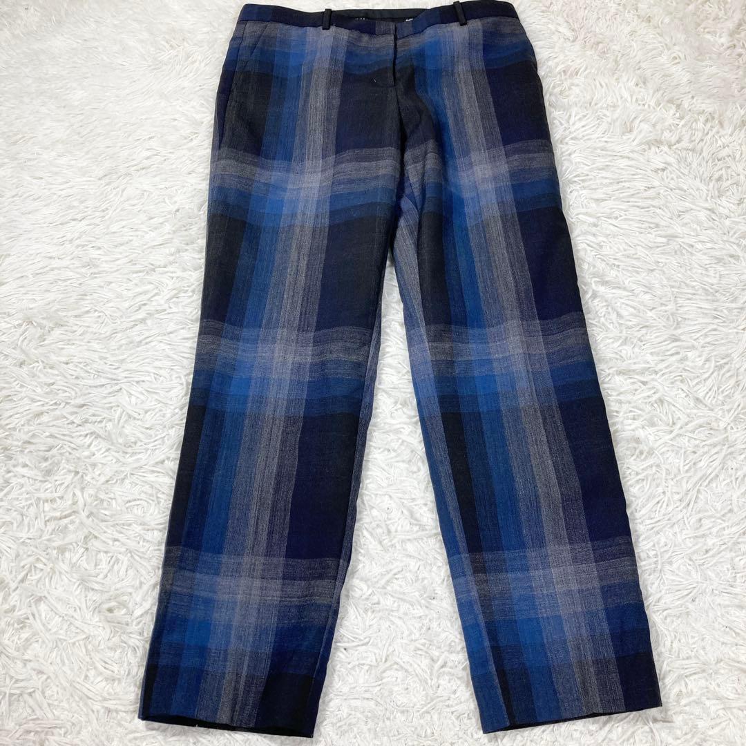 極美品　ポールスミスブラック　チェック柄　サイズ40(L)