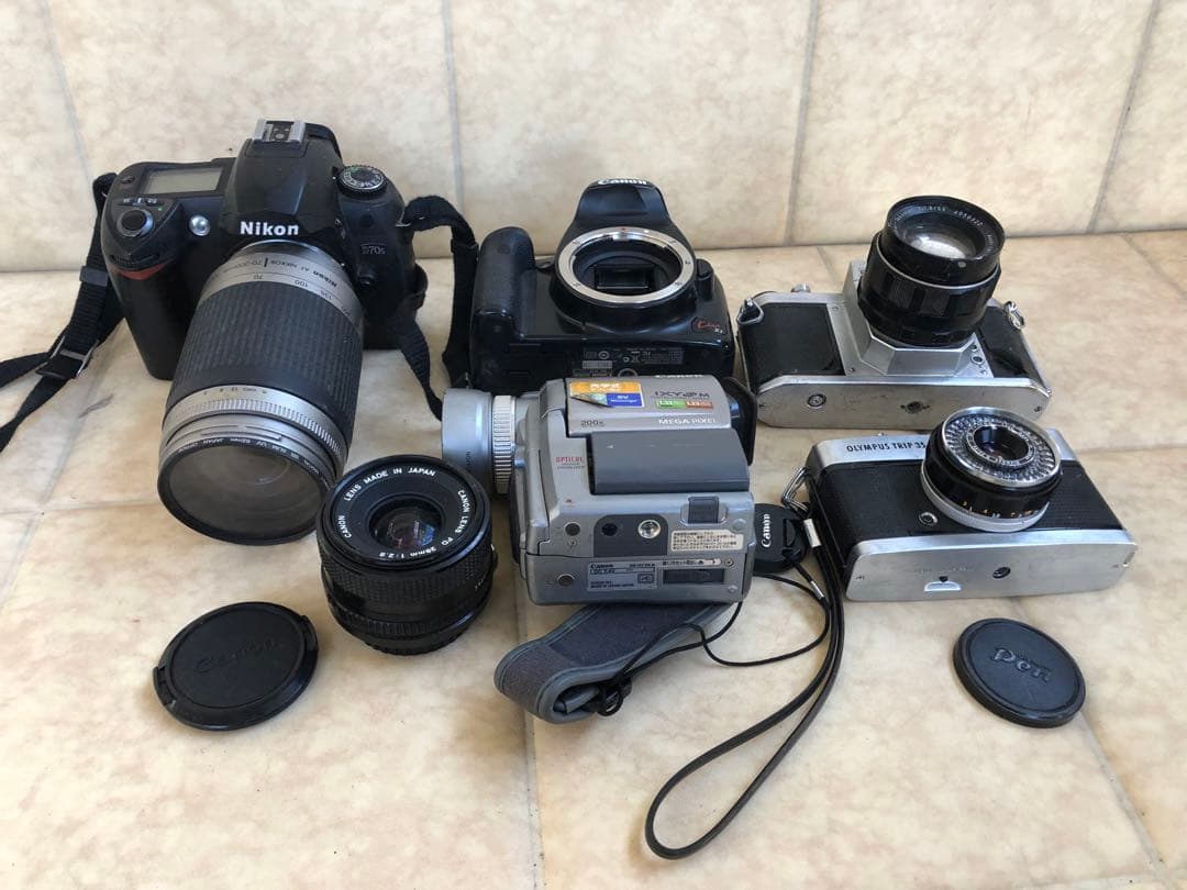 Canon Kiss X2などまとめて6個ジャンク(G67)