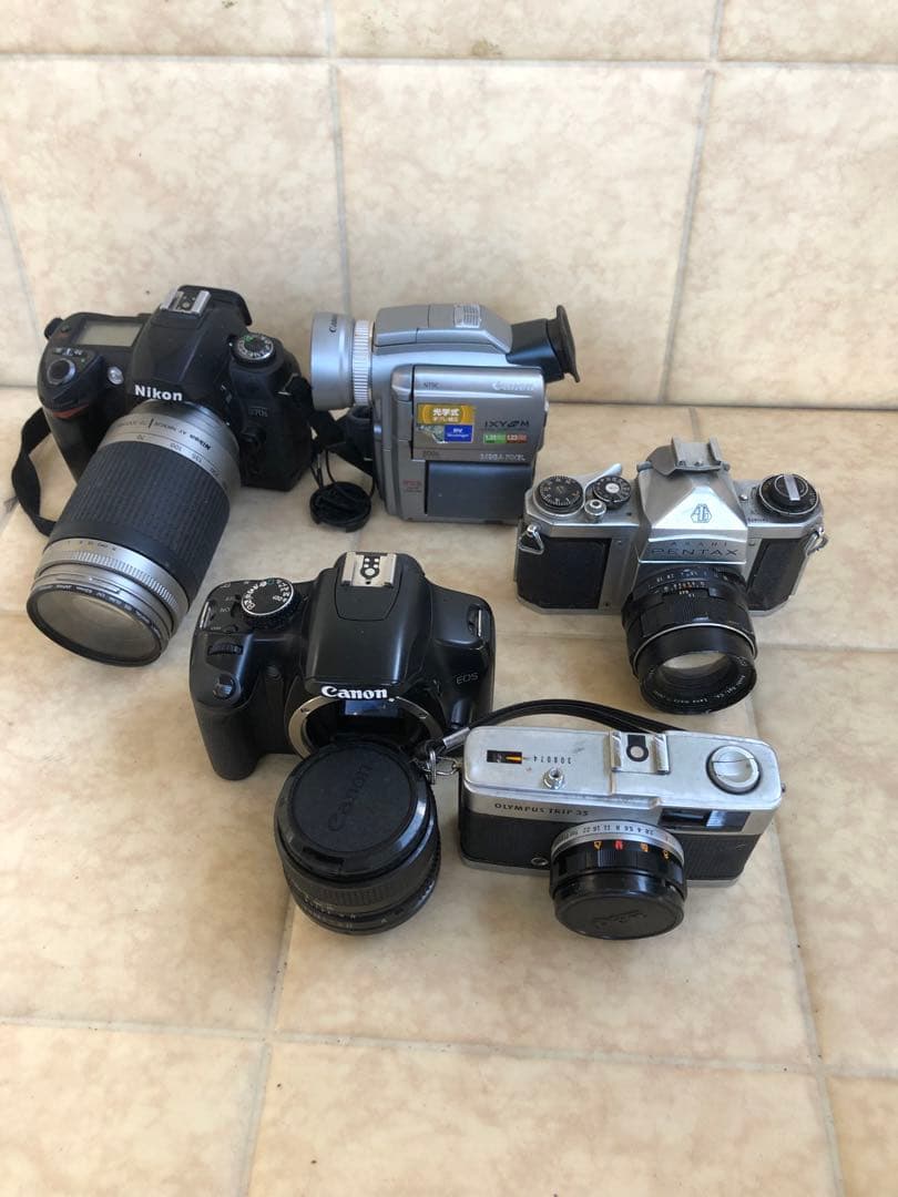 Canon Kiss X2などまとめて6個ジャンク(G67)
