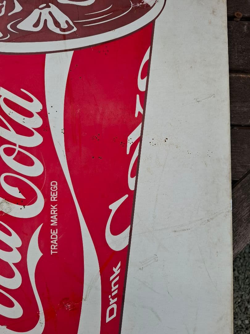 Coca-Cola コーラ ビッグカップ看板 昭和レトロ