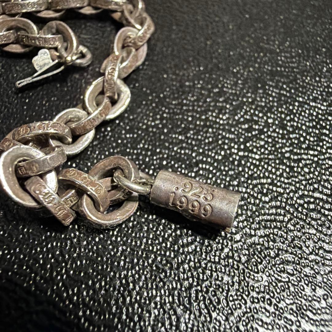 ChromeHearts クロムハーツ　ペーパーチェーンブレスレット　7インチ