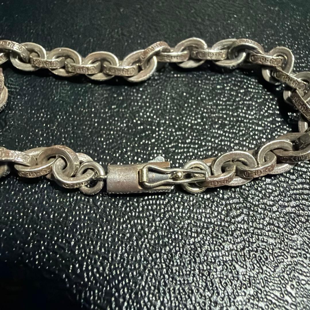 ChromeHearts クロムハーツ　ペーパーチェーンブレスレット　7インチ