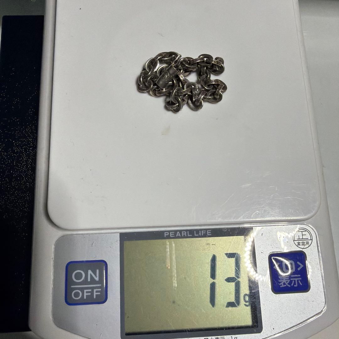 ChromeHearts クロムハーツ　ペーパーチェーンブレスレット　7インチ