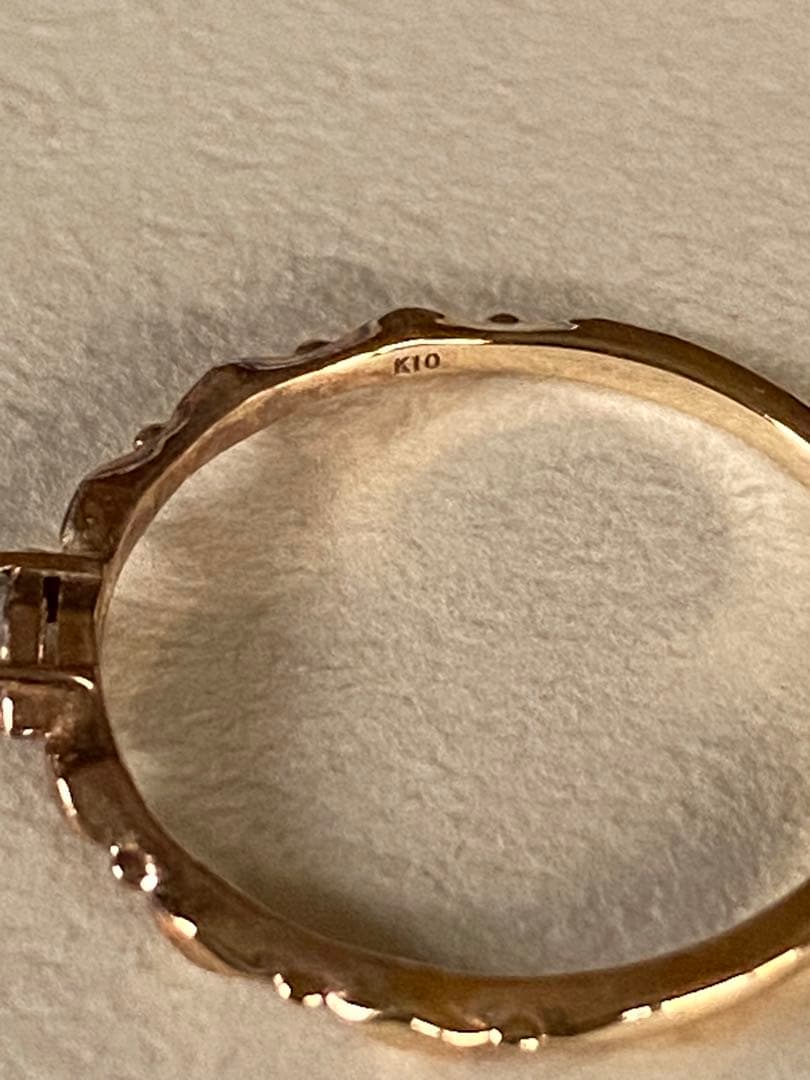 ノジェス　10k ラブラドライト　ポケットリング　13号