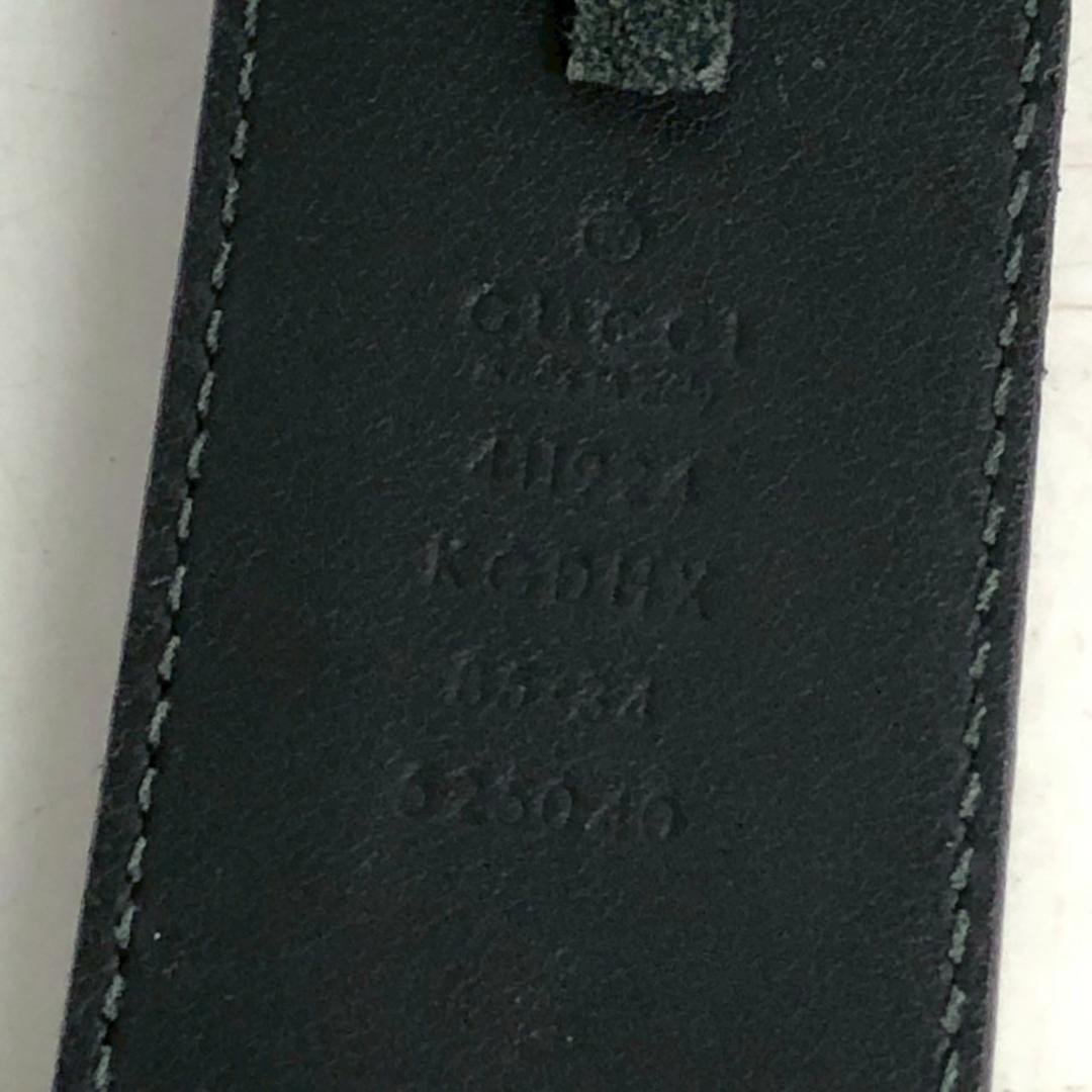 GUCCI グッチ インターロッキングG ベルト 小物 ブラック メンズ