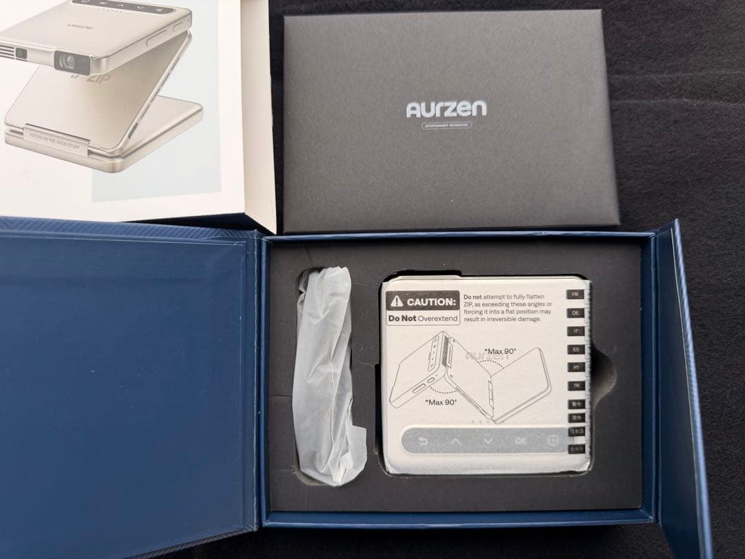 AURZEN ZIP Tri-Fold プロジェクター本体