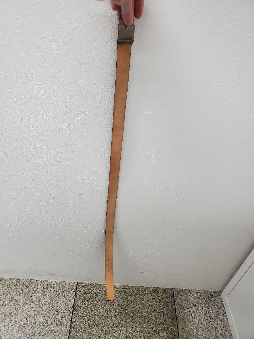 美品　ルイヴィトン サンチュールLVイニシャルベルト 85/34ブラック レザー