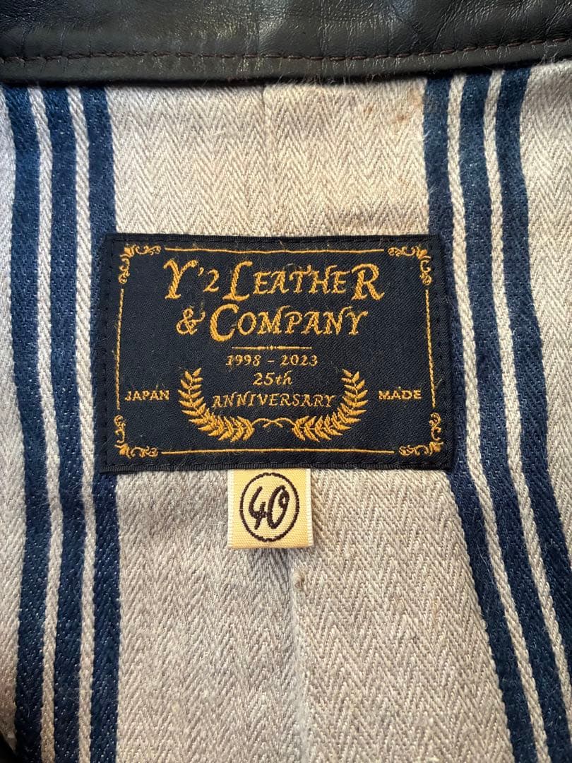 入手困難‼️ 25周年限定モデル　ワイツーレザーカーコート　美品