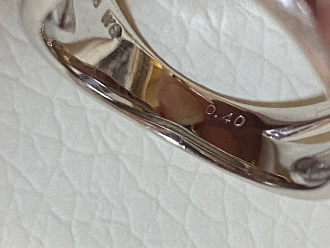 K18 WG ポンテヴェキオ ハートダイヤリング PonteVecchio 9号