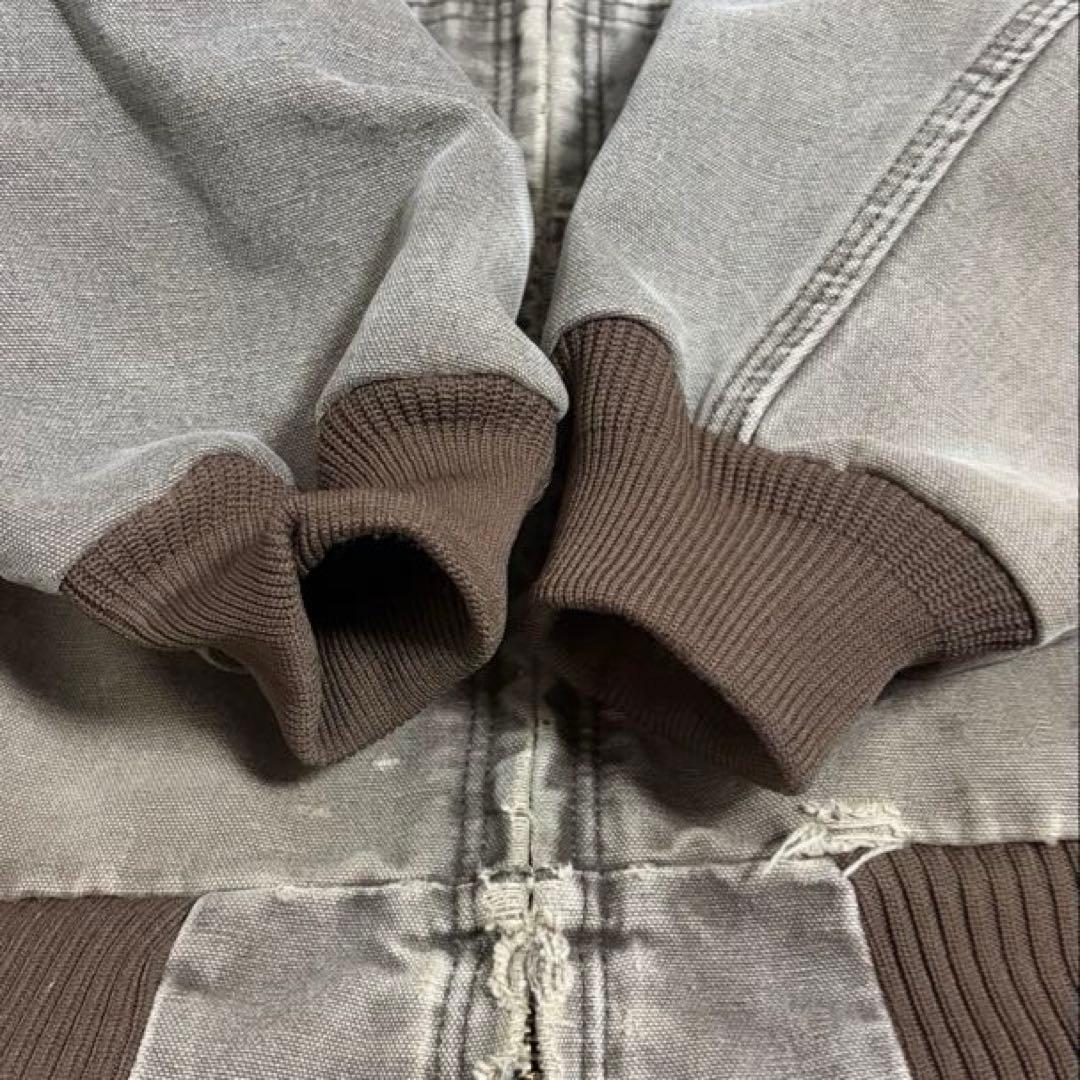 00s Carhartt ダックジャケット アクティブジャケット　鬼ヒゲ　焦茶