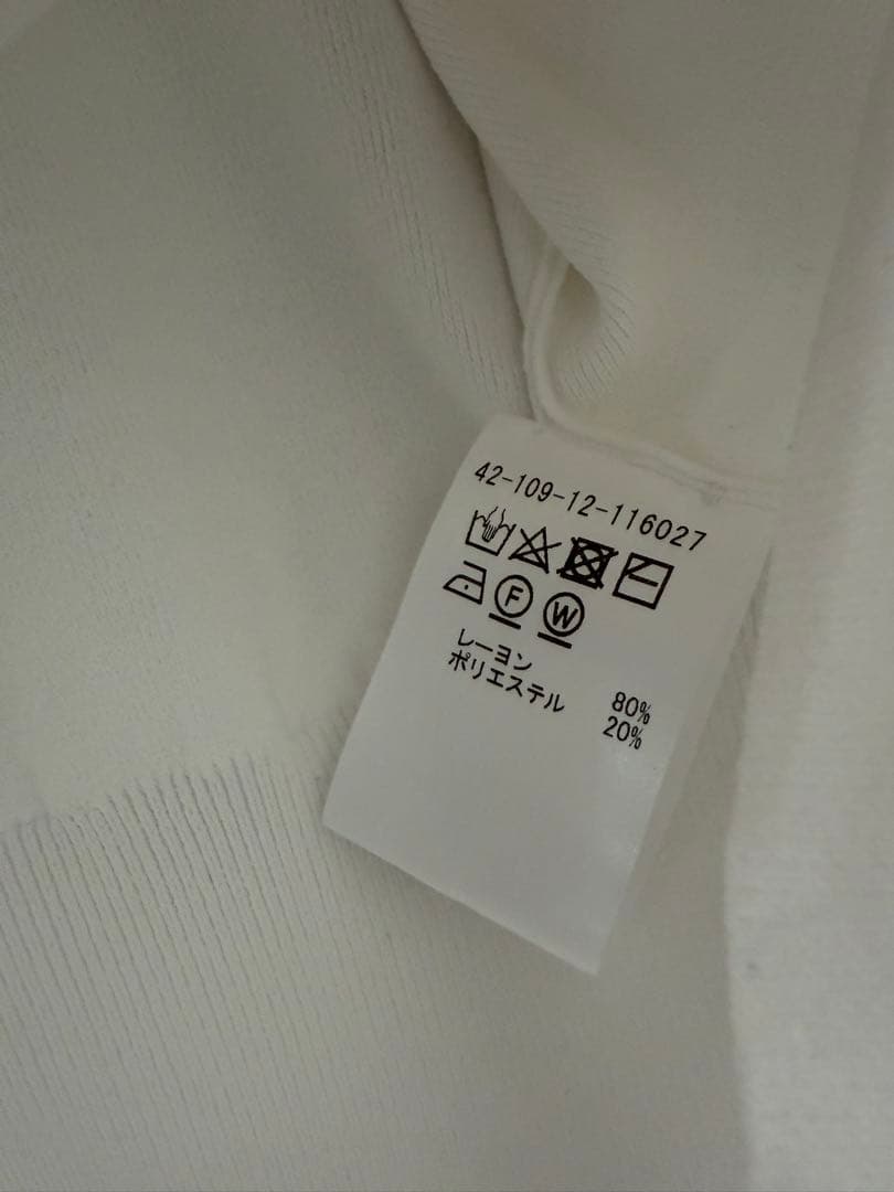 2025SS ESTNATION フリルネックニット 美品