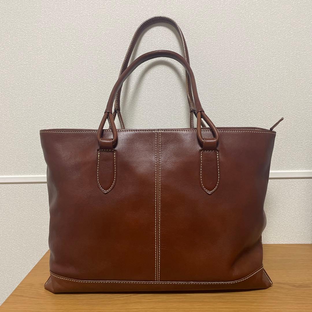 【極美品】 Samsonite DEUX MONCX ブラウン トートバッグ