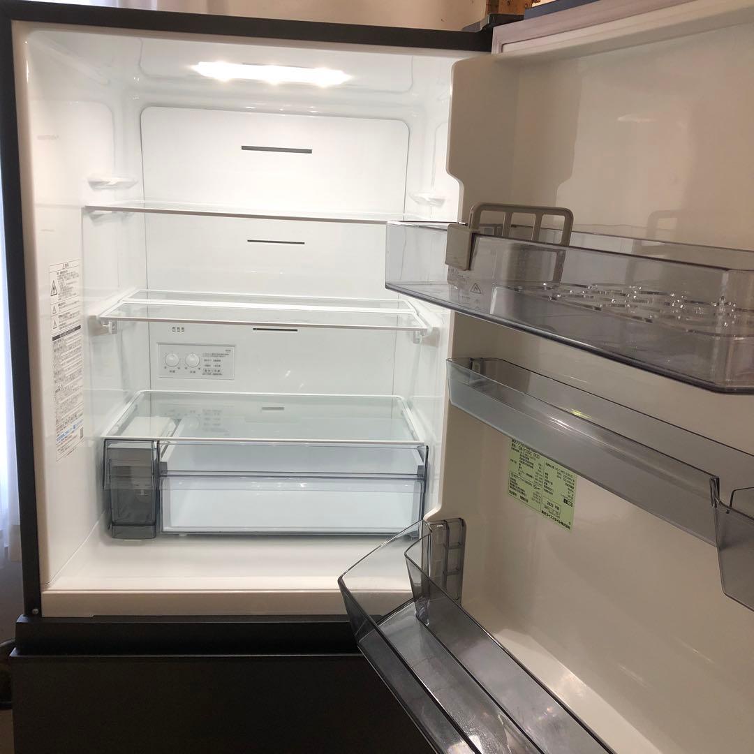 TOSHIBA 326L 冷蔵庫 ブラック