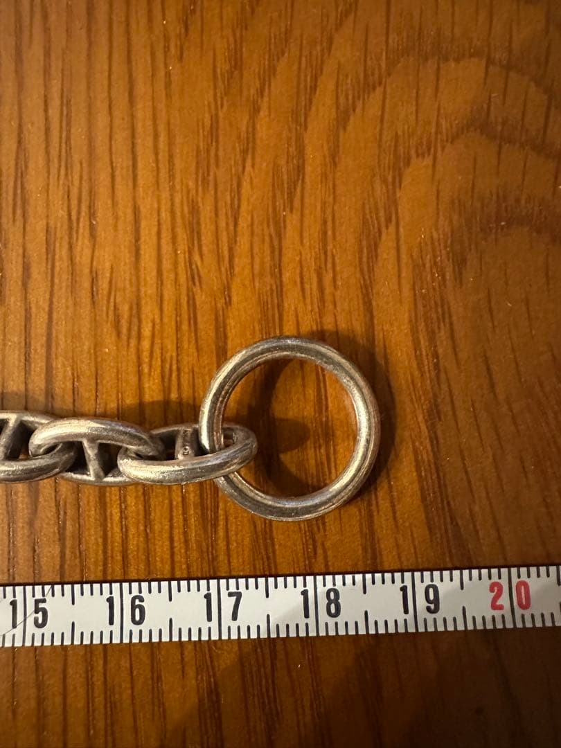 エルメス　シェーヌダンクル　PM 17コマ　腕周り18.5 箱付き