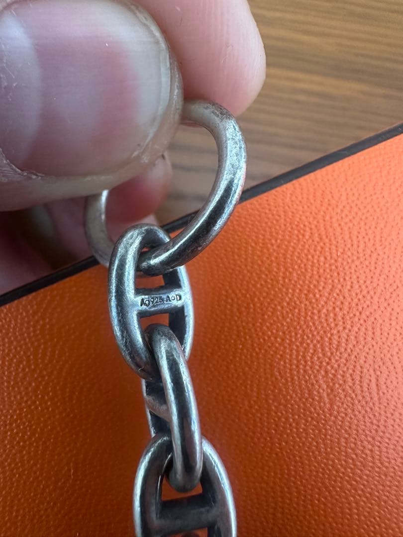 エルメス　シェーヌダンクル　PM 17コマ　腕周り18.5 箱付き