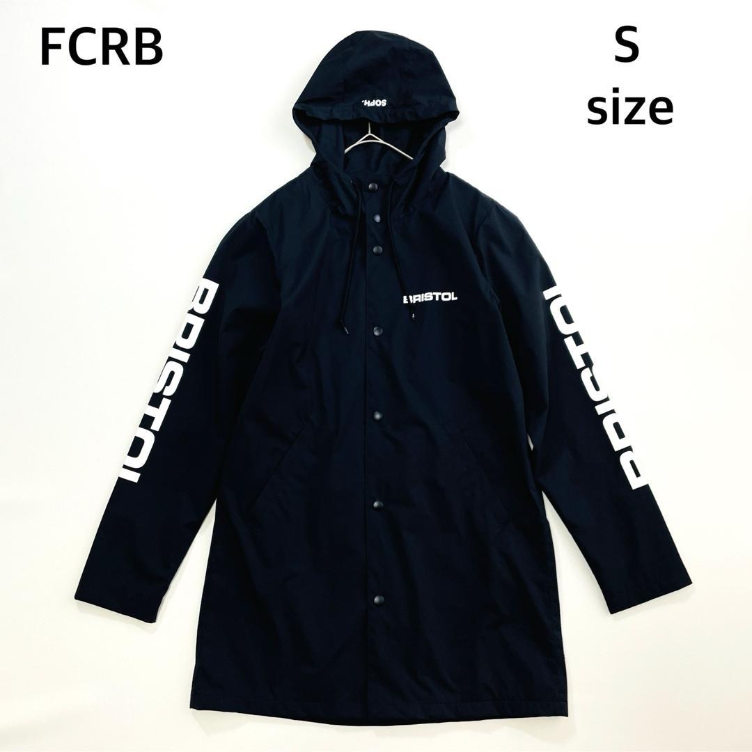 6639 FCRBブリストル　ロングコート　ロングコーチジャケット　ブラック