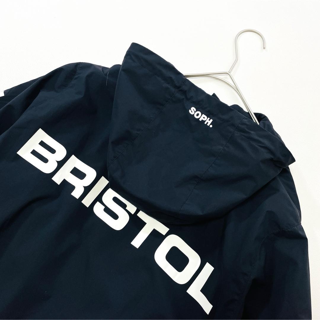 6639 FCRBブリストル　ロングコート　ロングコーチジャケット　ブラック